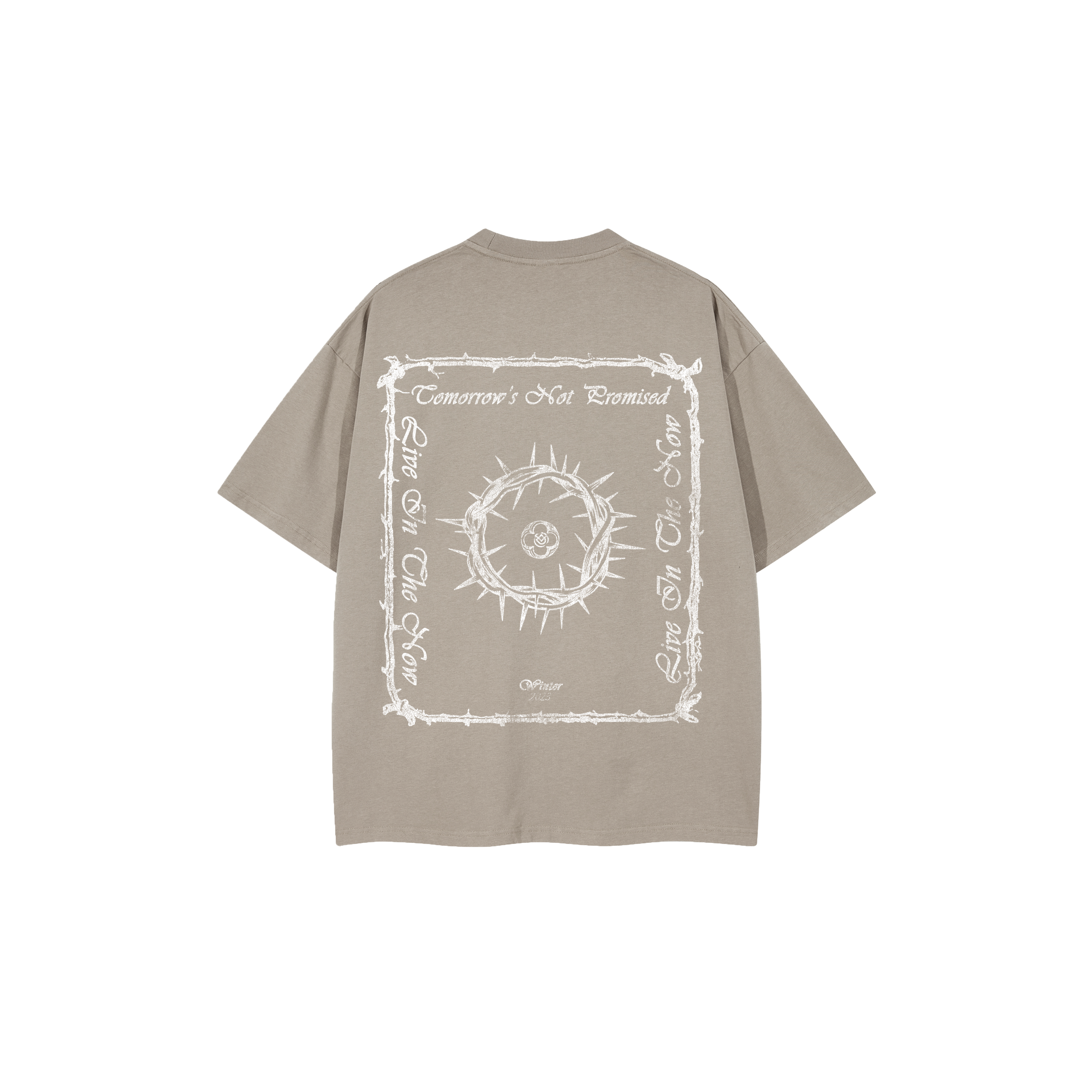 Taupe "Fall Wash" Tee