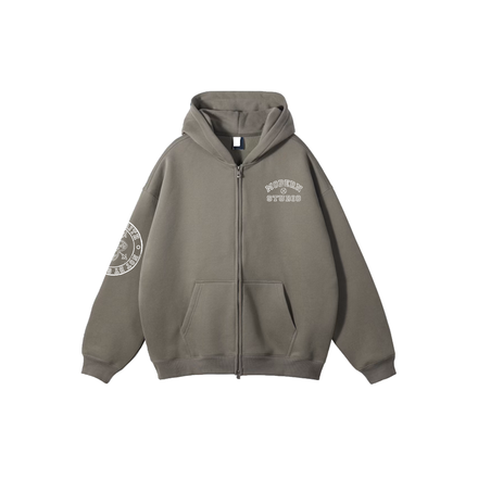 Taupe "Walk by Faith" Zip Ups