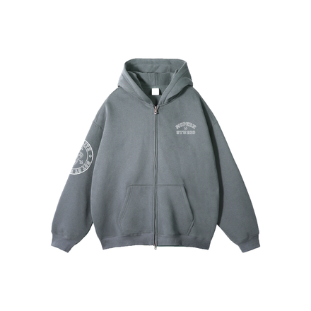 Grey "Walk by Faith" Zip Ups